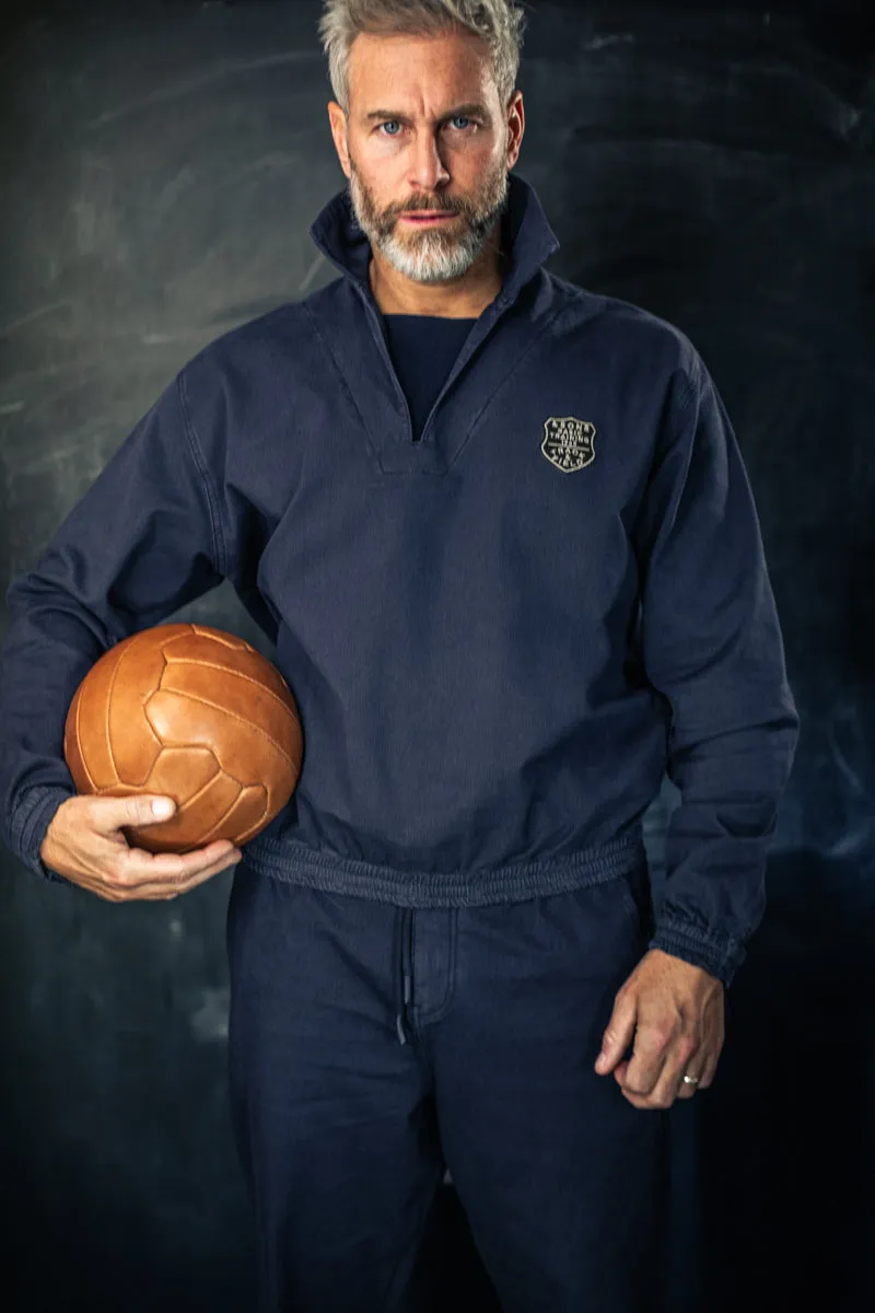 &SONS Coach Track Pant Navy sold by &SONS product image thumbnail 4