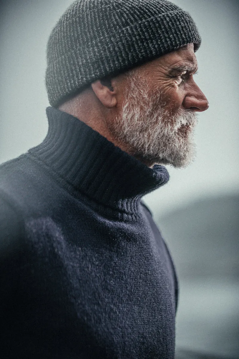 &SONS Ahab Submariner Rollneck Jumper Navy sold by &SONS product image thumbnail 4