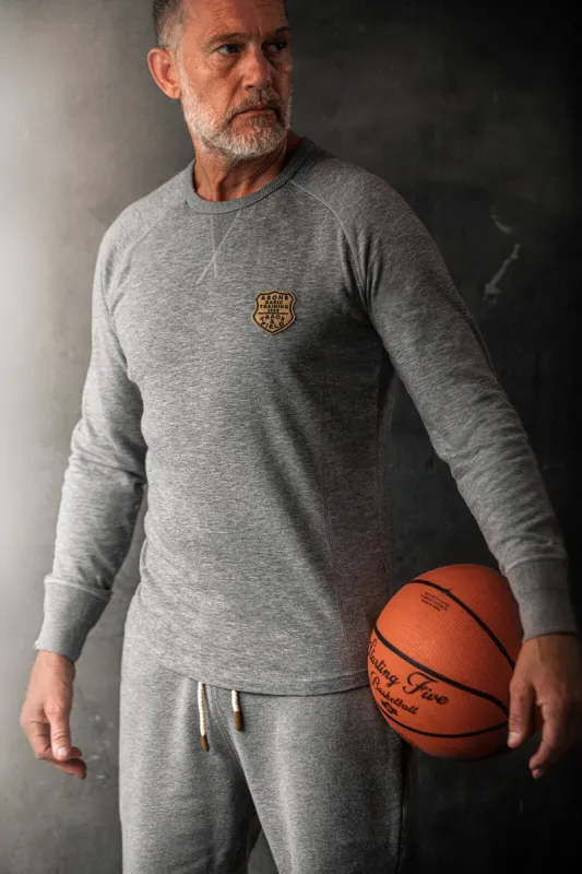 &SONS Relay Top Grey Marl sold by &SONS