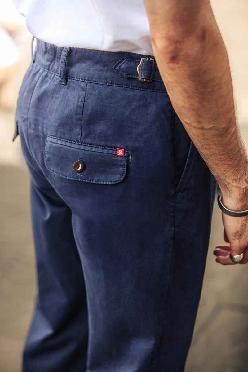 &SONS Hemingway Trousers Midnight Blue sold by &SONS product image thumbnail 3