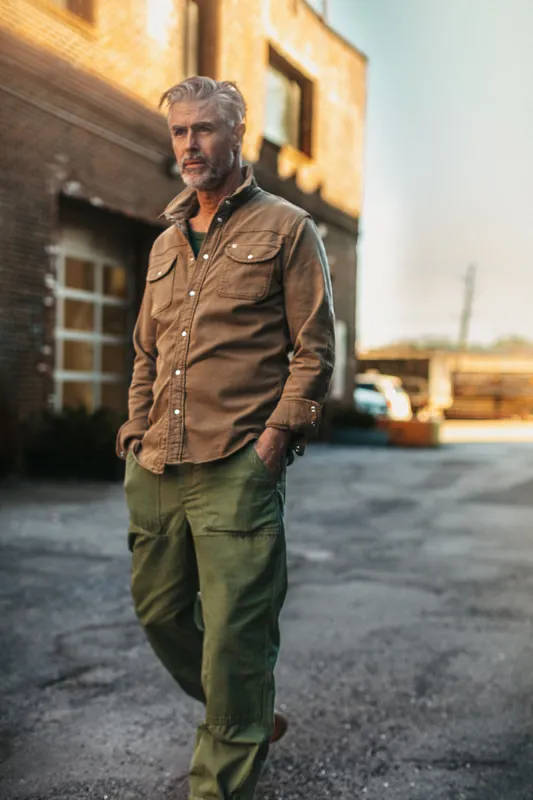 &SONS Fatigue Pant Army Green sold by &SONS