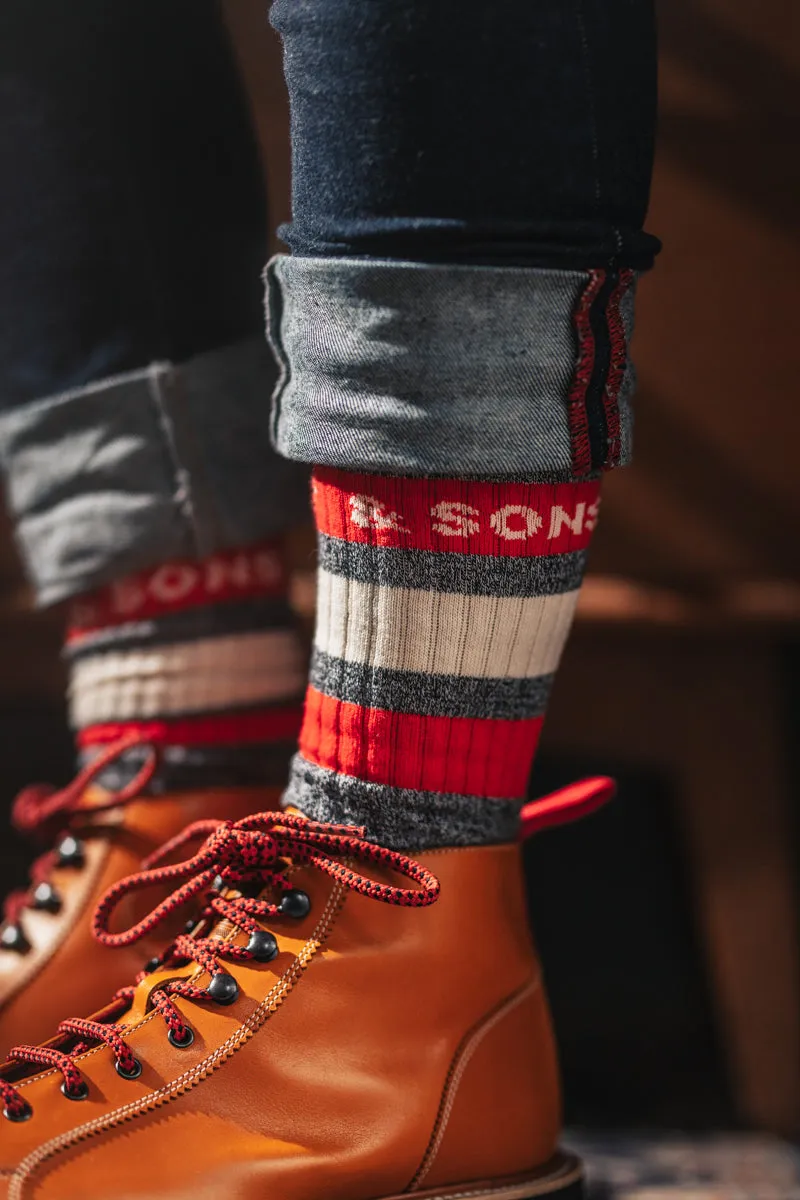 &SONS Baseline Socks Grey sold by &SONS product image thumbnail 5