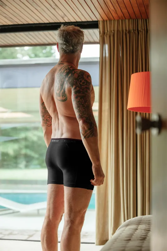 &SONS Essentials Boxer Shorts Black sold by &SONS