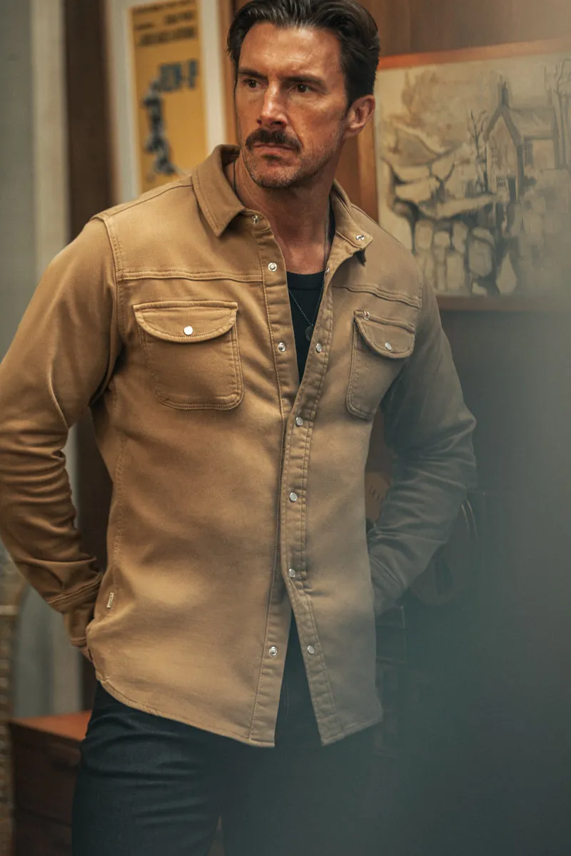 Sunday Shirt Dark Tan sold by &SONS product image thumbnail 3