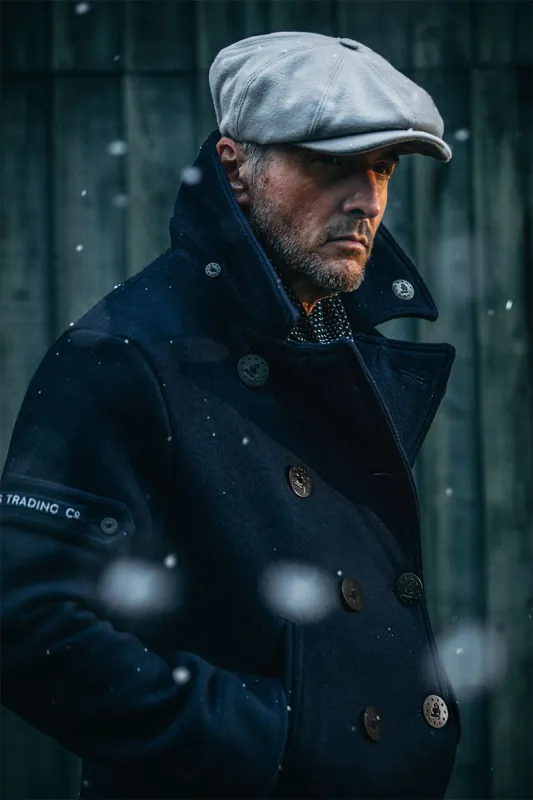 Jackson Traditional Baker Boy Hat - Light Grey sold by &SONS