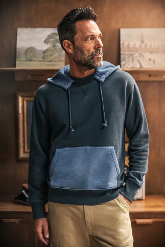 Fielder Hoodie Navy made by &SONS
