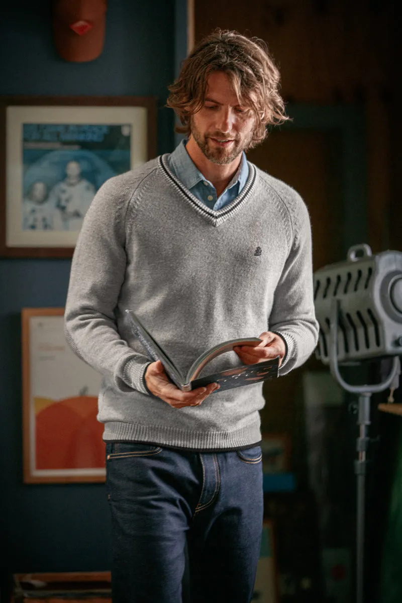 &SONS Rockingham Jumper Grey Marl sold by &SONS product image thumbnail 5