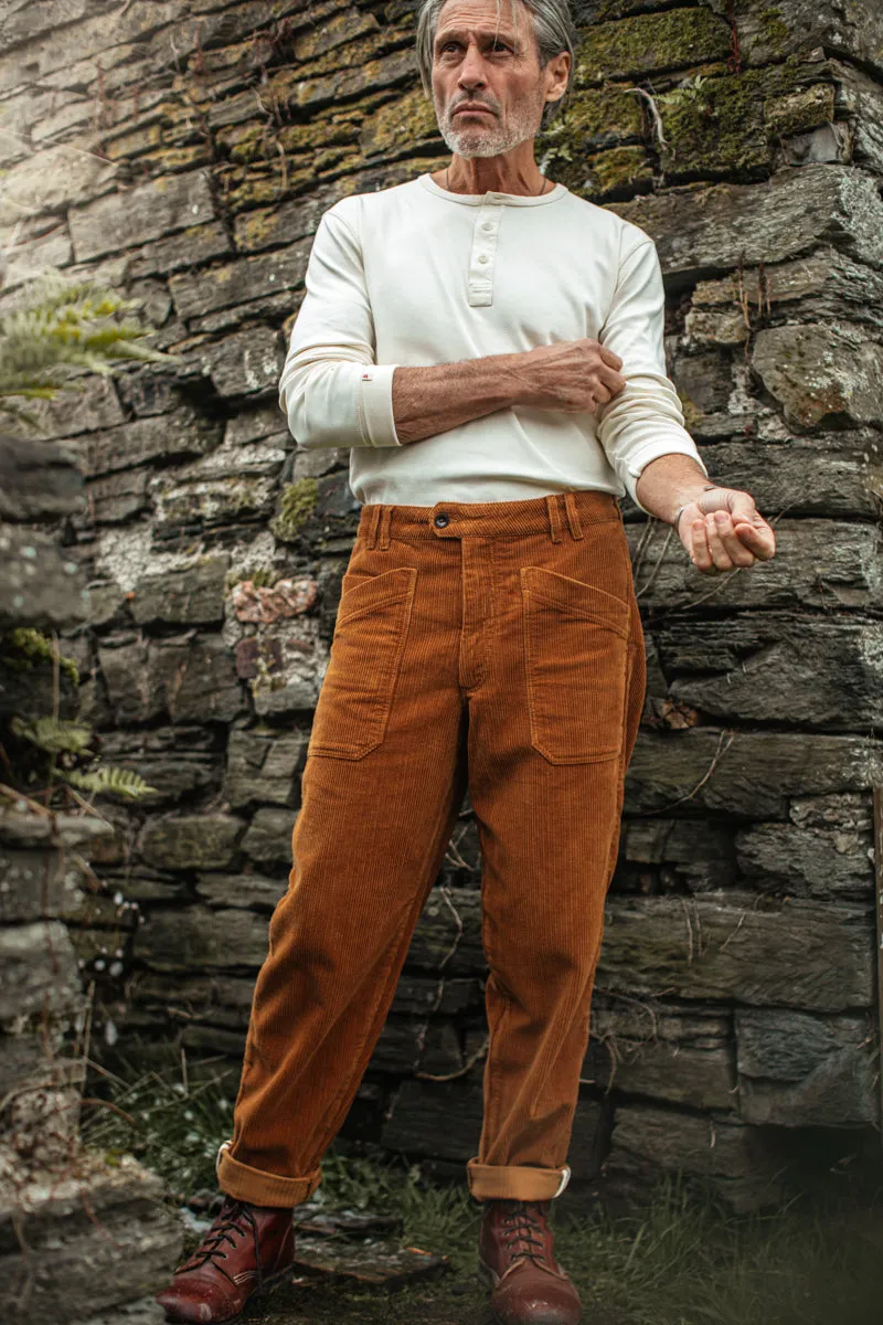 &SONS Ford Jumbo Cord Pant Tan sold by &SONS product image thumbnail 3