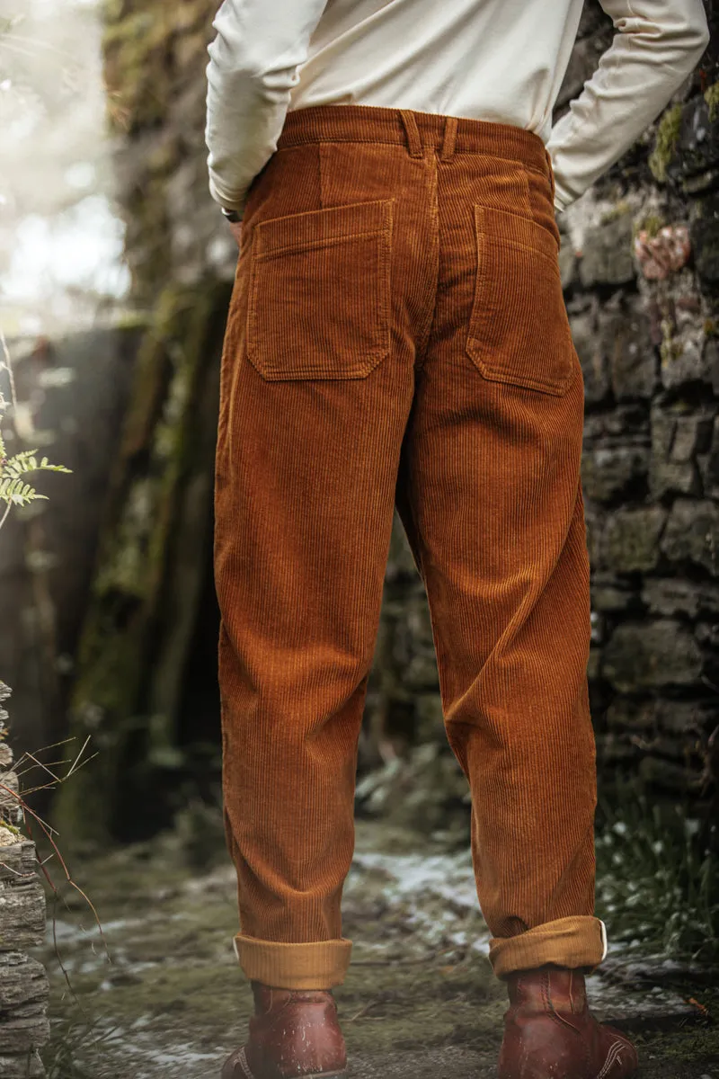 &SONS Ford Jumbo Cord Pant Tan sold by &SONS product image thumbnail 4
