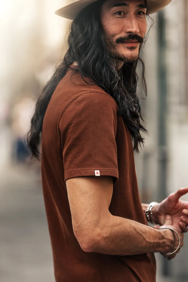 &SONS Boxer T-Shirt Chocolate Brown sold by &SONS product image thumbnail 5