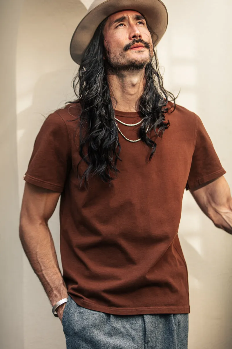 &SONS Boxer T-Shirt Chocolate Brown sold by &SONS