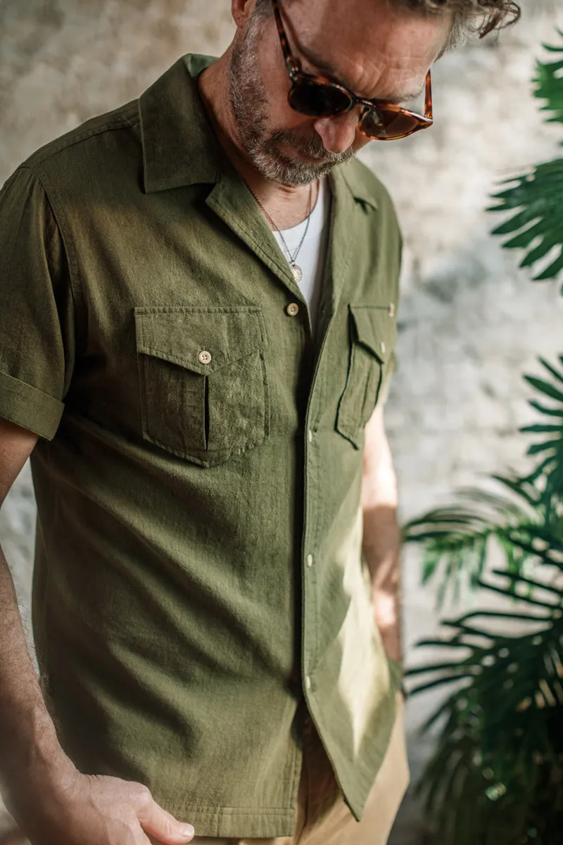 &SONS Coast Shirt Army Green sold by &SONS product image thumbnail 4