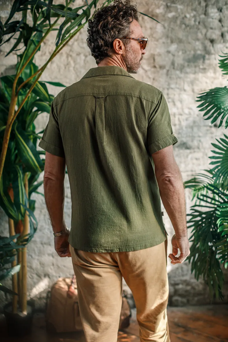 &SONS Coast Shirt Army Green sold by &SONS product image thumbnail 3