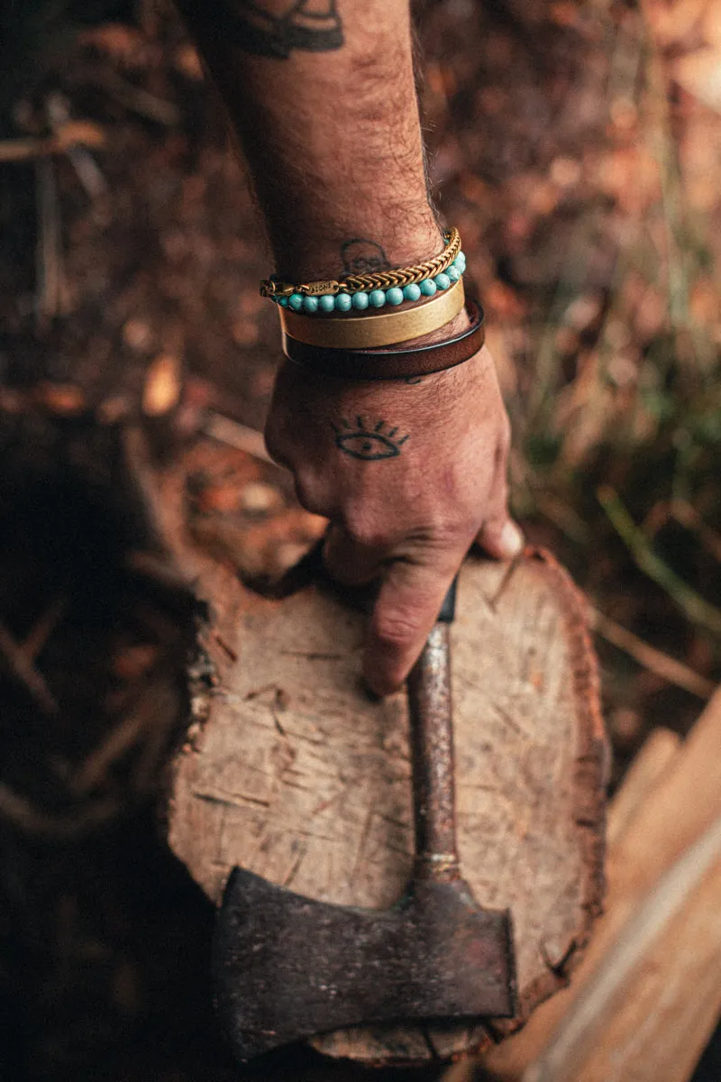 Smith Leather Bracelet Brown sold by &SONS product image thumbnail 4