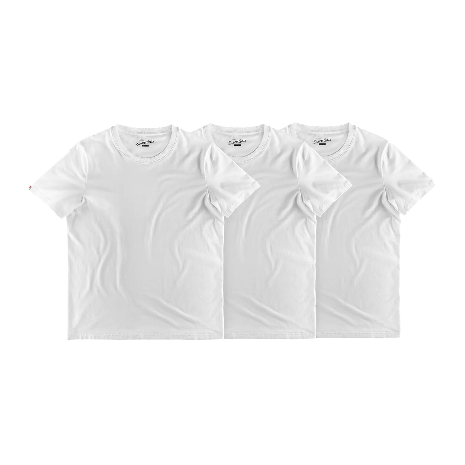Essentials T-Shirt 3 Pack – x3 White sold by &SONS product image thumbnail 5