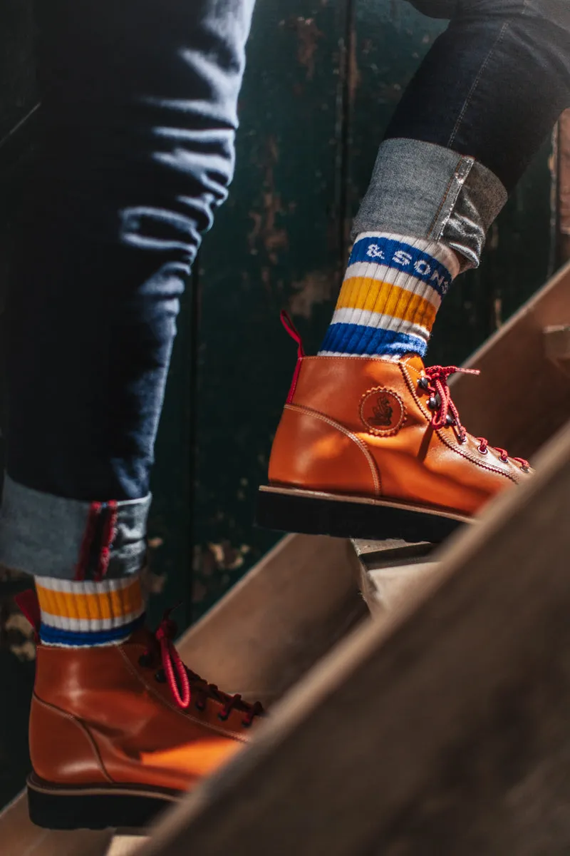 Socks 3 Pack – x3 White sold by &SONS