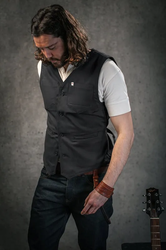 Storm Grey Lincoln Waistcoat / Vest made by &SONS