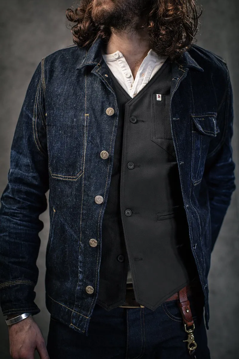 Storm Grey Lincoln Waistcoat / Vest sold by &SONS product image thumbnail 2