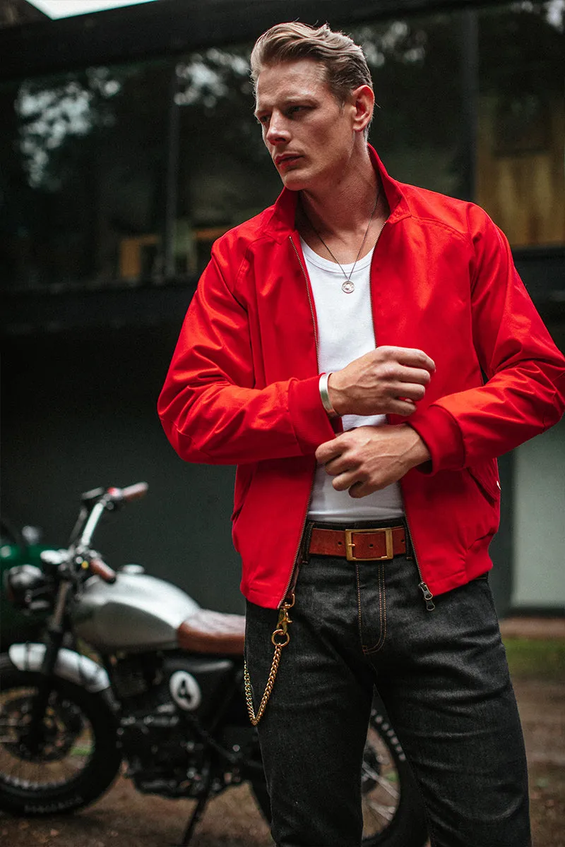 Rebel Harrington Jacket Red sold by &SONS