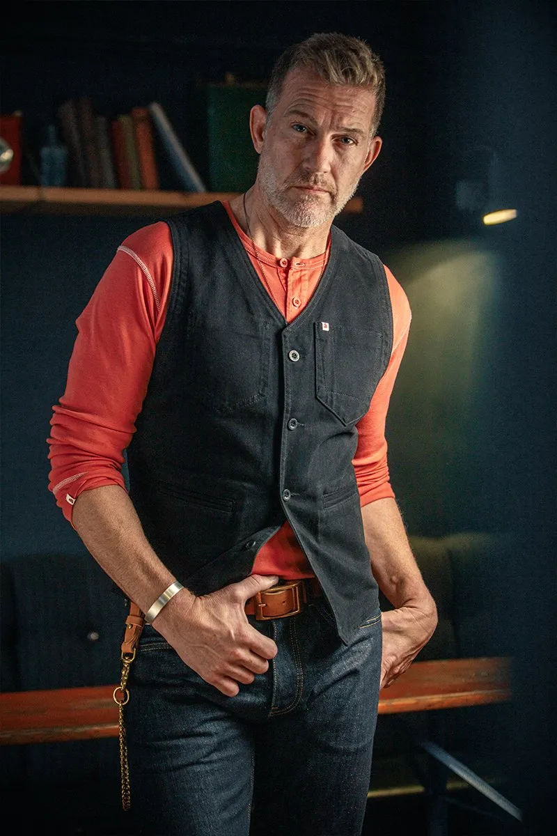 Black Lincoln Waistcoat / Vest sold by &SONS product image thumbnail 5