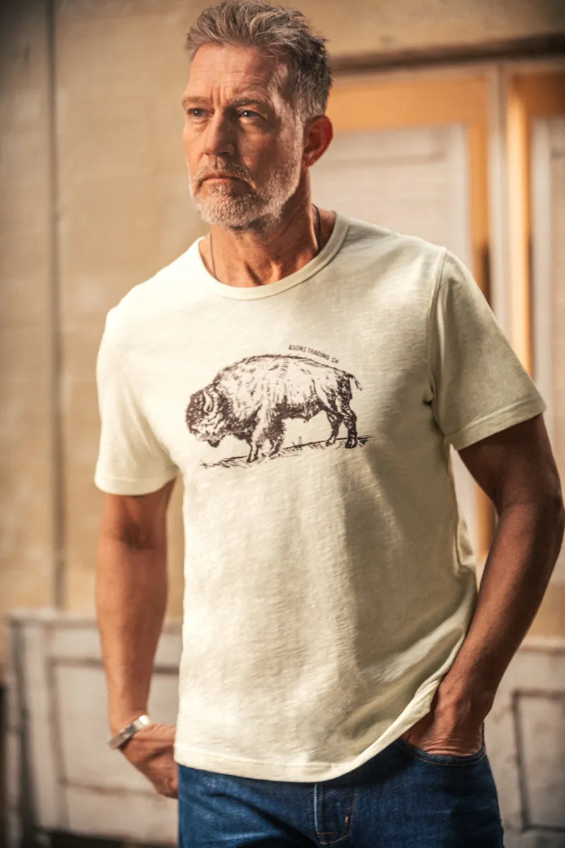 Bison Slub T-Shirt Raw sold by &SONS product image thumbnail 5