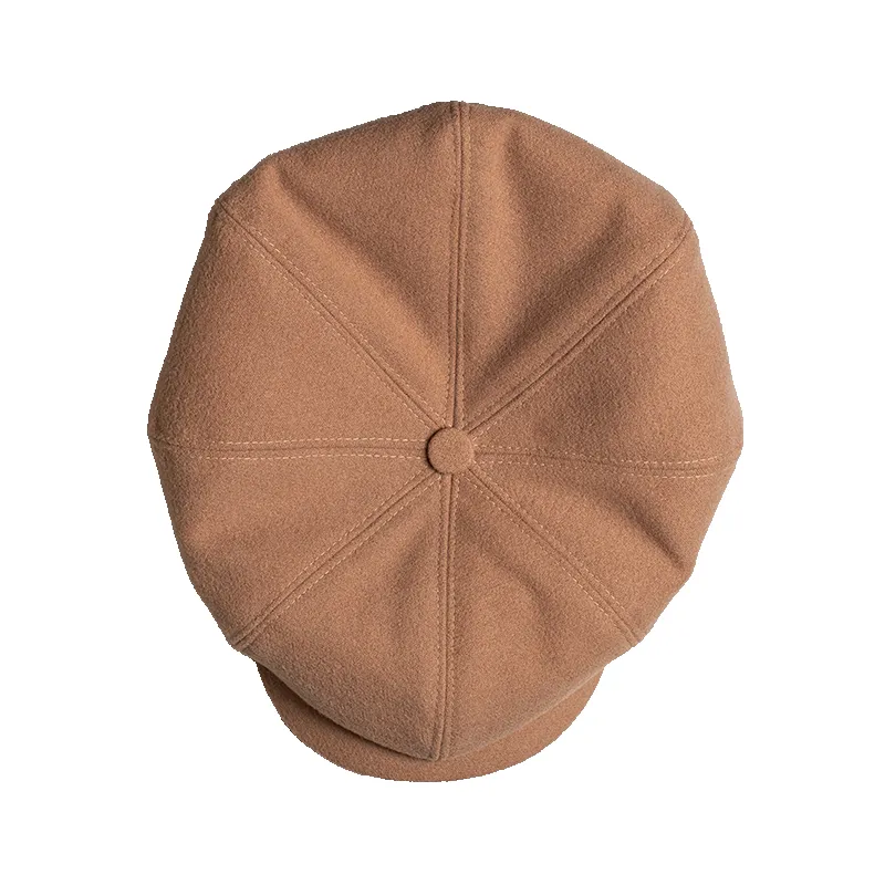 SALVAGE STOCK Jackson Traditional Baker Boy Hat - Tan sold by &SONS product image thumbnail 4