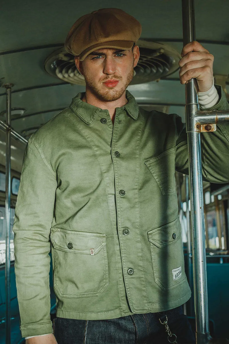 SALVAGE STOCK Jackson Traditional Baker Boy Hat - Tan sold by &SONS product image thumbnail 3