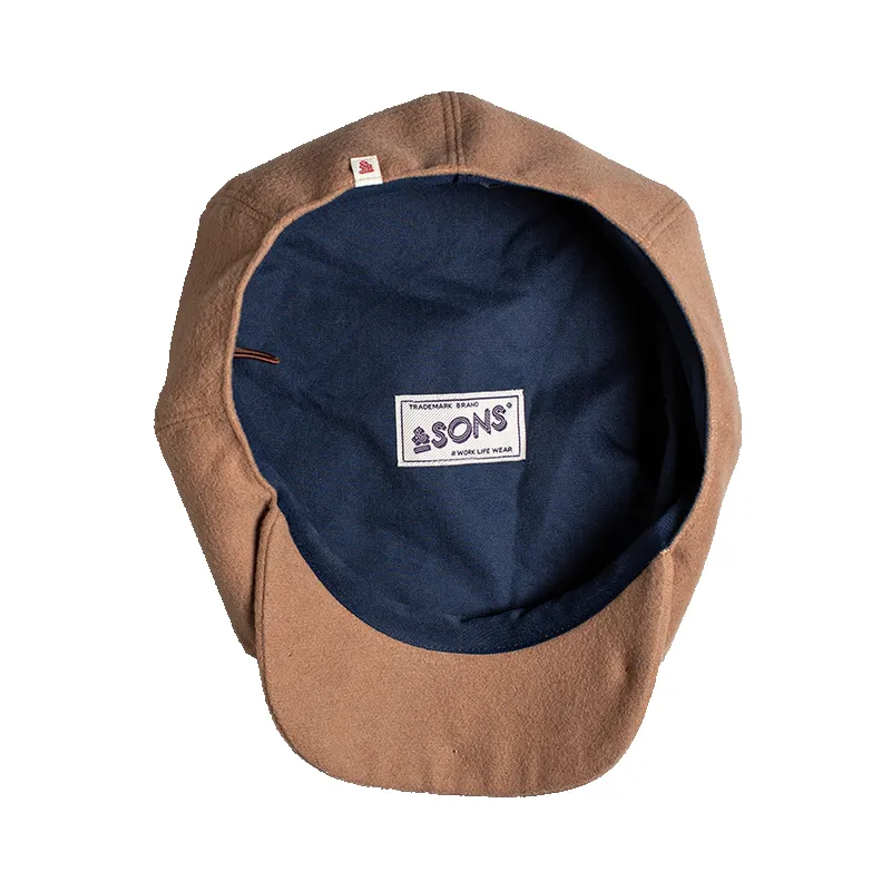 SALVAGE STOCK Jackson Traditional Baker Boy Hat - Tan sold by &SONS product image thumbnail 5