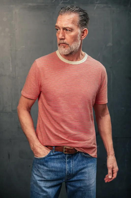 Lugger T-Shirt Red/White sold by &SONS