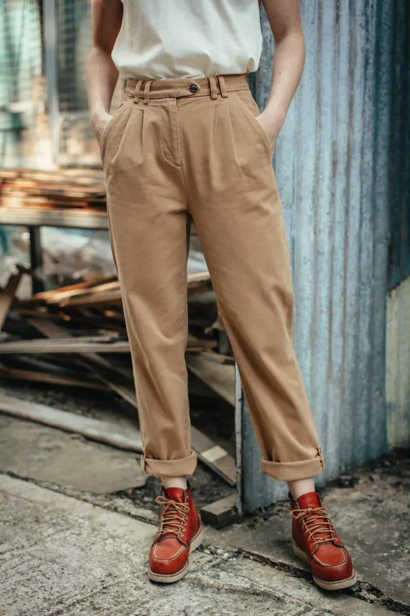 Damsons The Work Pant Tan sold by &SONS product image thumbnail 5