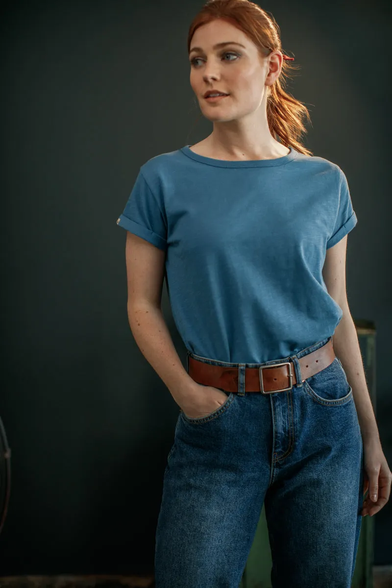 Damsons Rock T-Shirt Dusty Blue sold by &SONS product image thumbnail 2