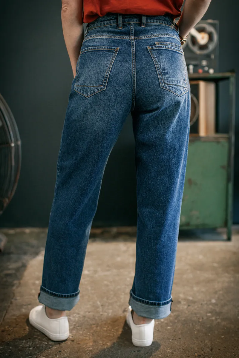 Damsons Beau Jeans Mid Blue sold by &SONS product image thumbnail 2