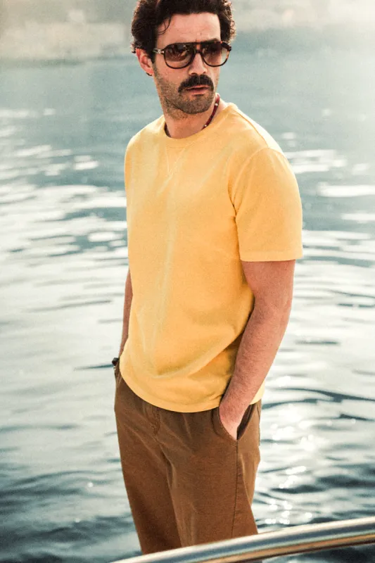 Element Natural Dye T-Shirt Sun Yellow made by &SONS