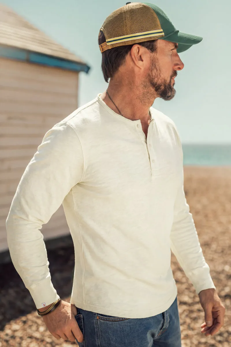 Nimbus Raw Collar Henley Raw sold by &SONS product image thumbnail 4