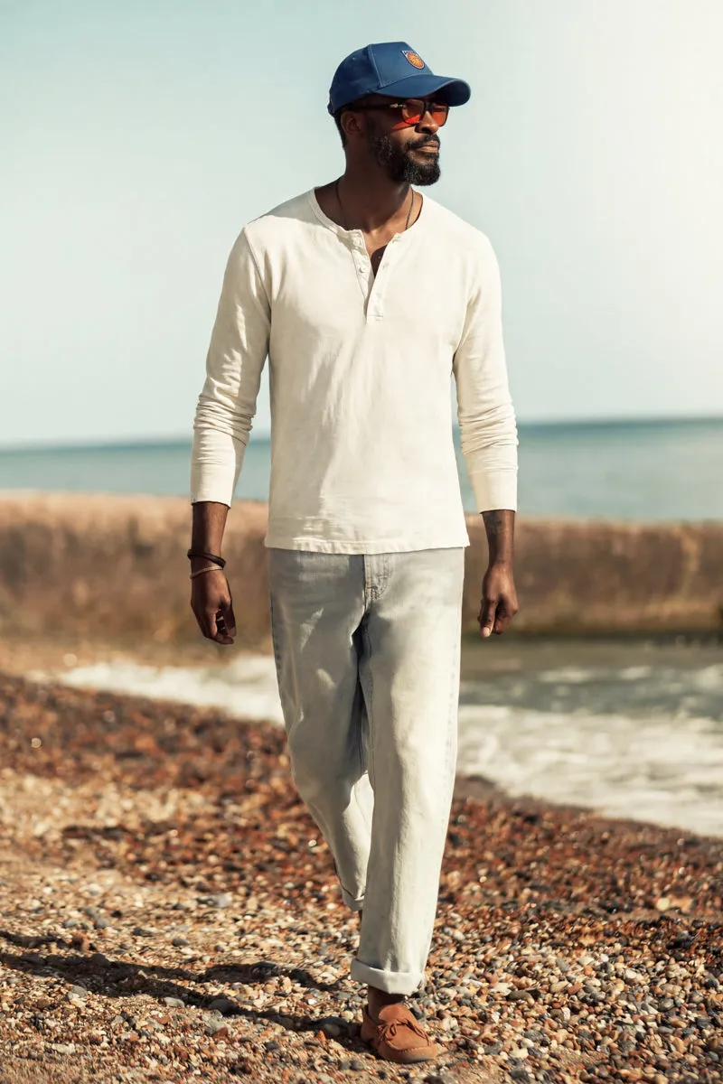 Nimbus Raw Collar Henley Raw sold by &SONS product image thumbnail 5