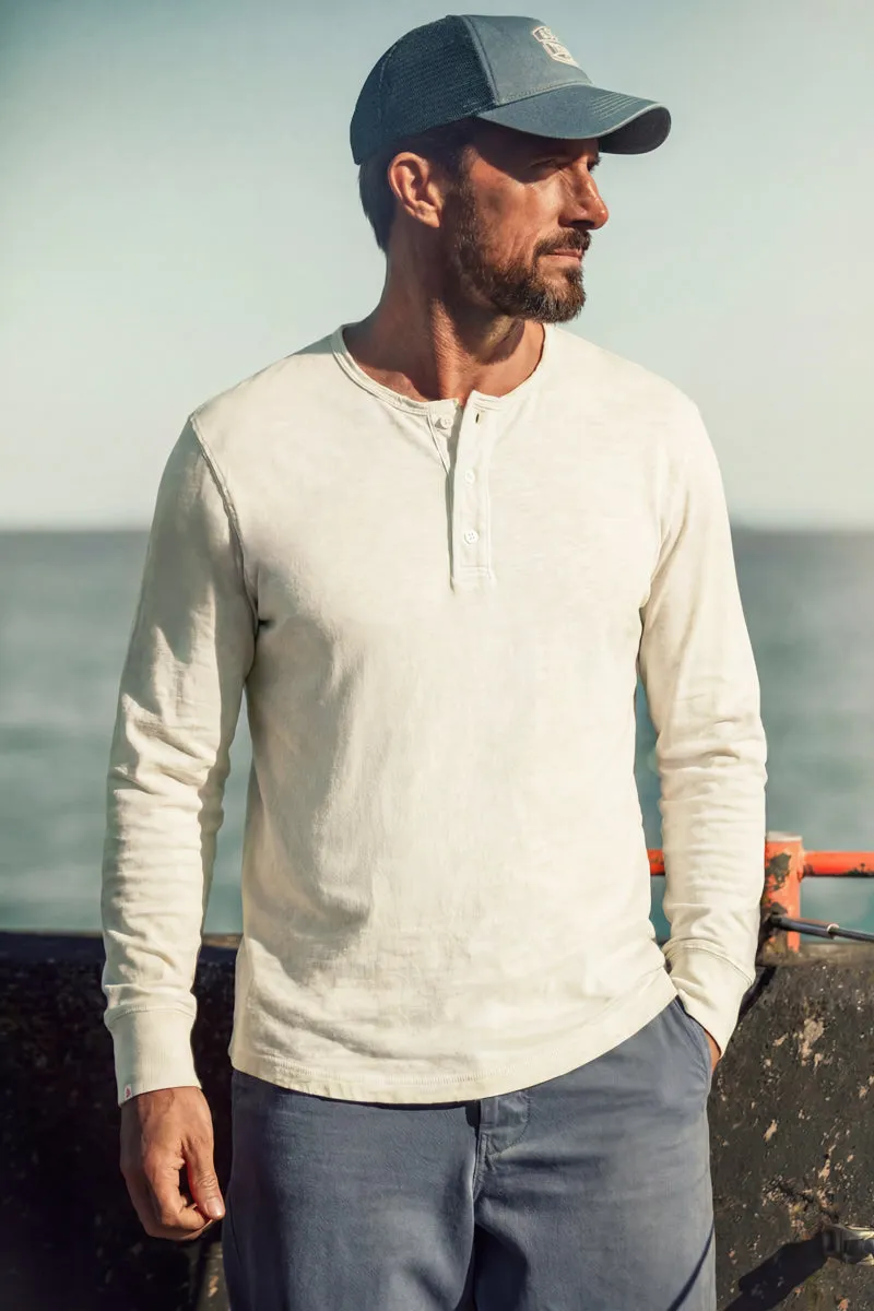 Nimbus Raw Collar Henley Raw sold by &SONS product image thumbnail 2