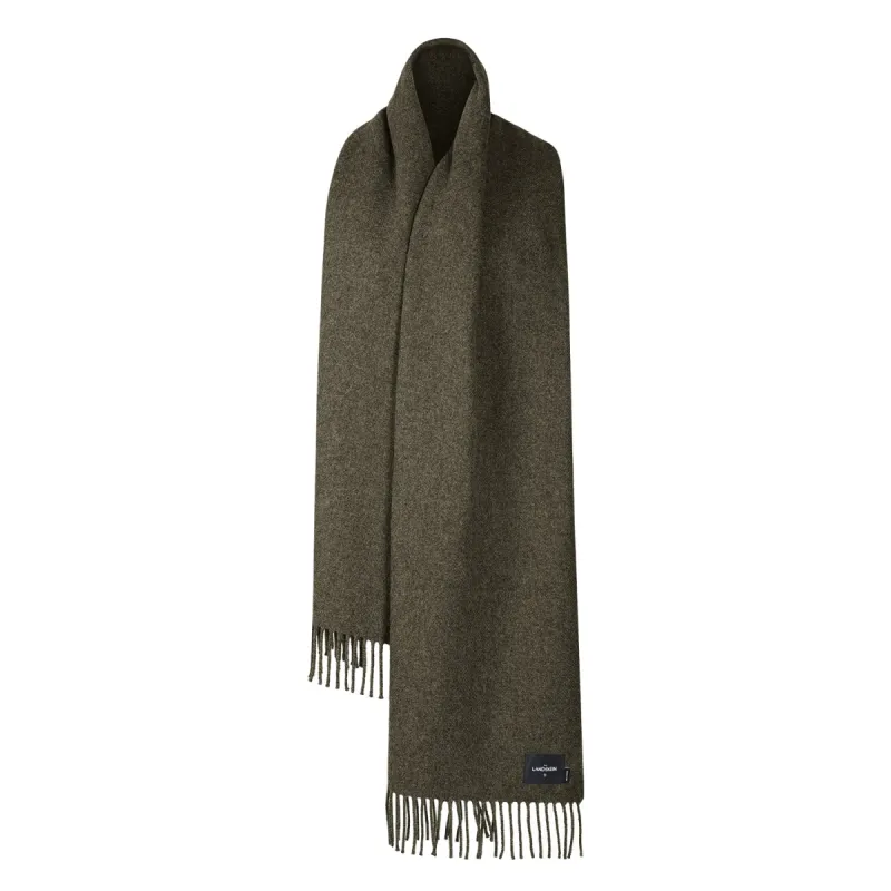 COCOON SCARF IN OLIVE GREEN sold by The Landskein