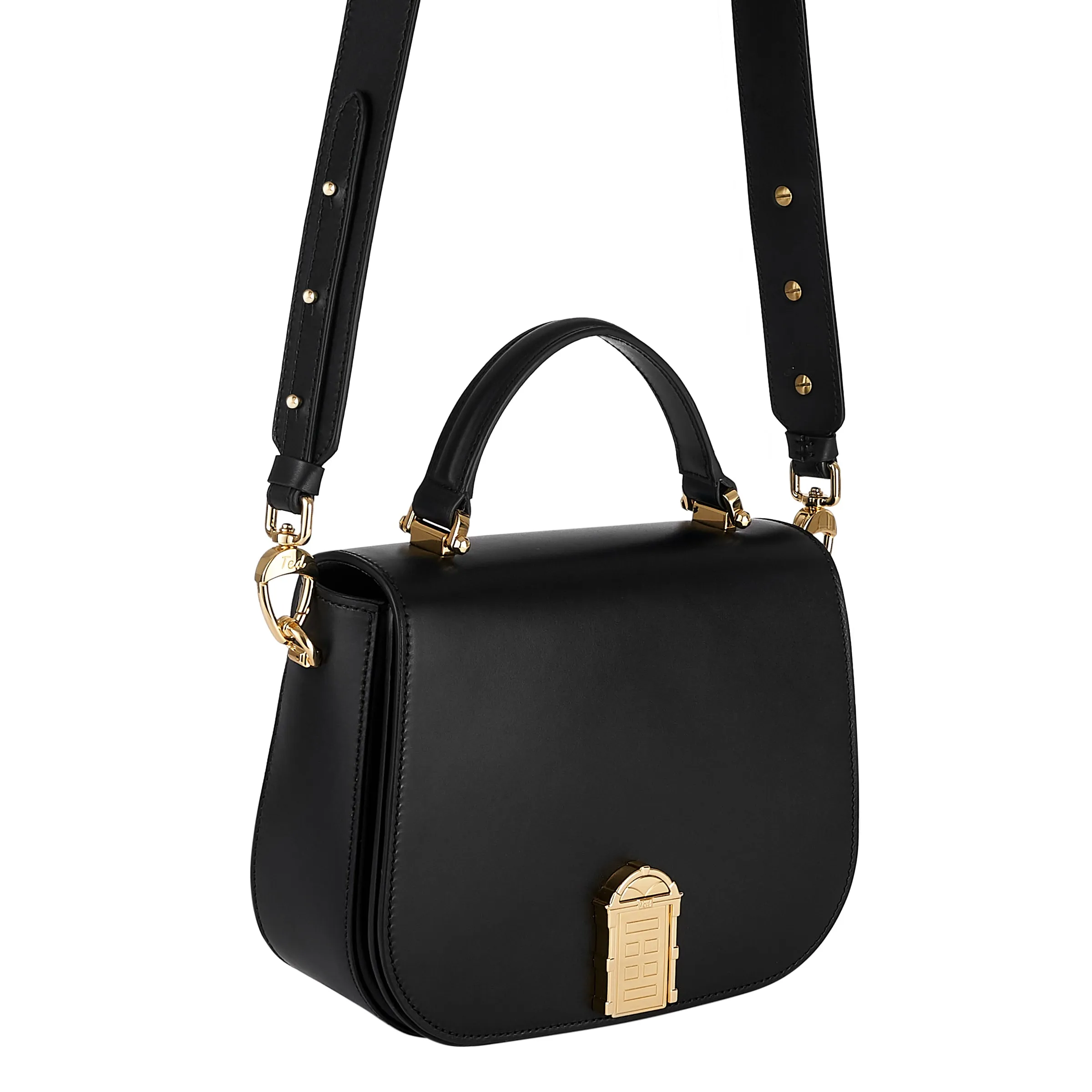Medium Crossbody Door Bag Black sold by My Name Is Ted product image thumbnail 5