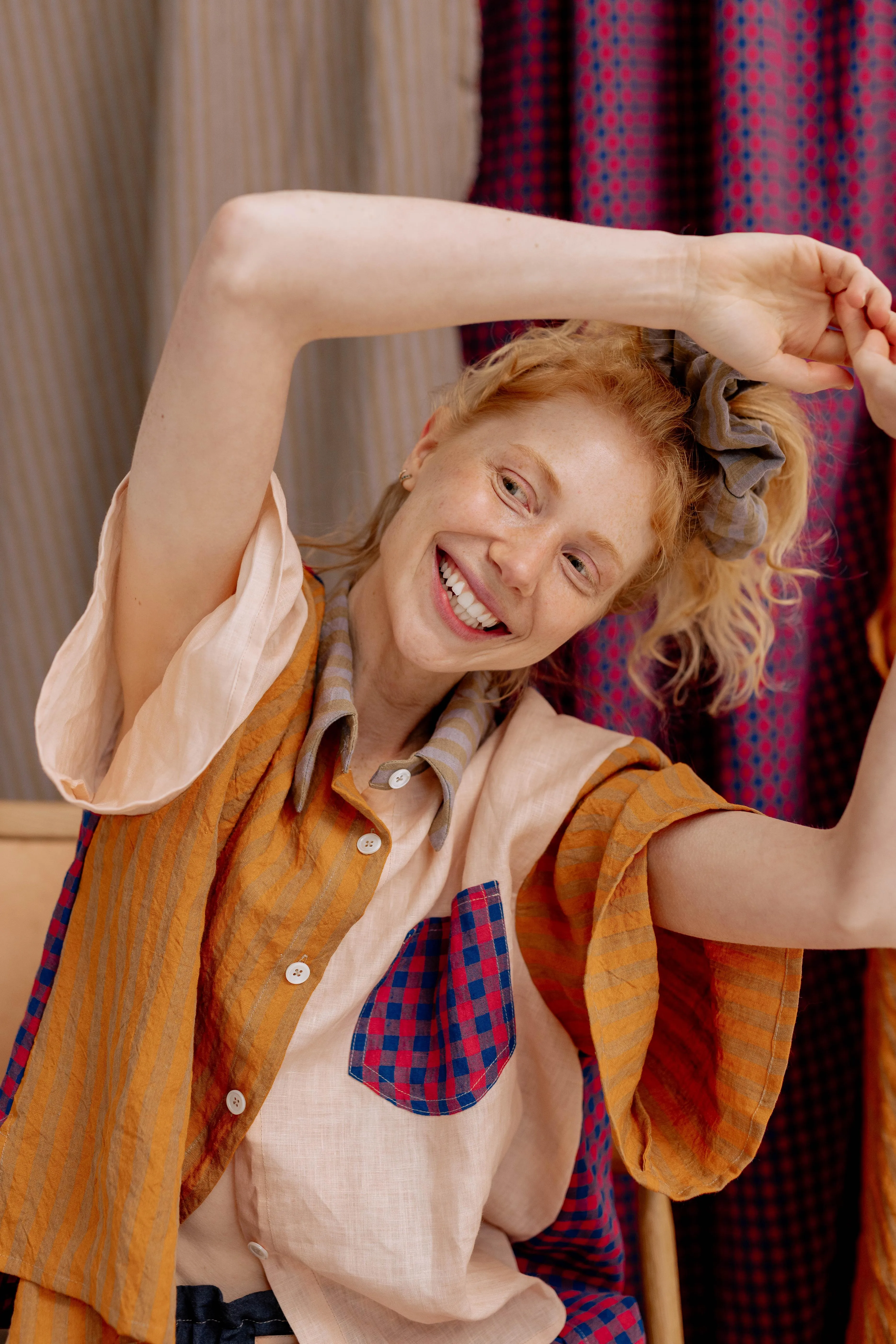 THE LINEN ROOM SCRUNCHIE sold by Kindred of Ireland product image thumbnail 3