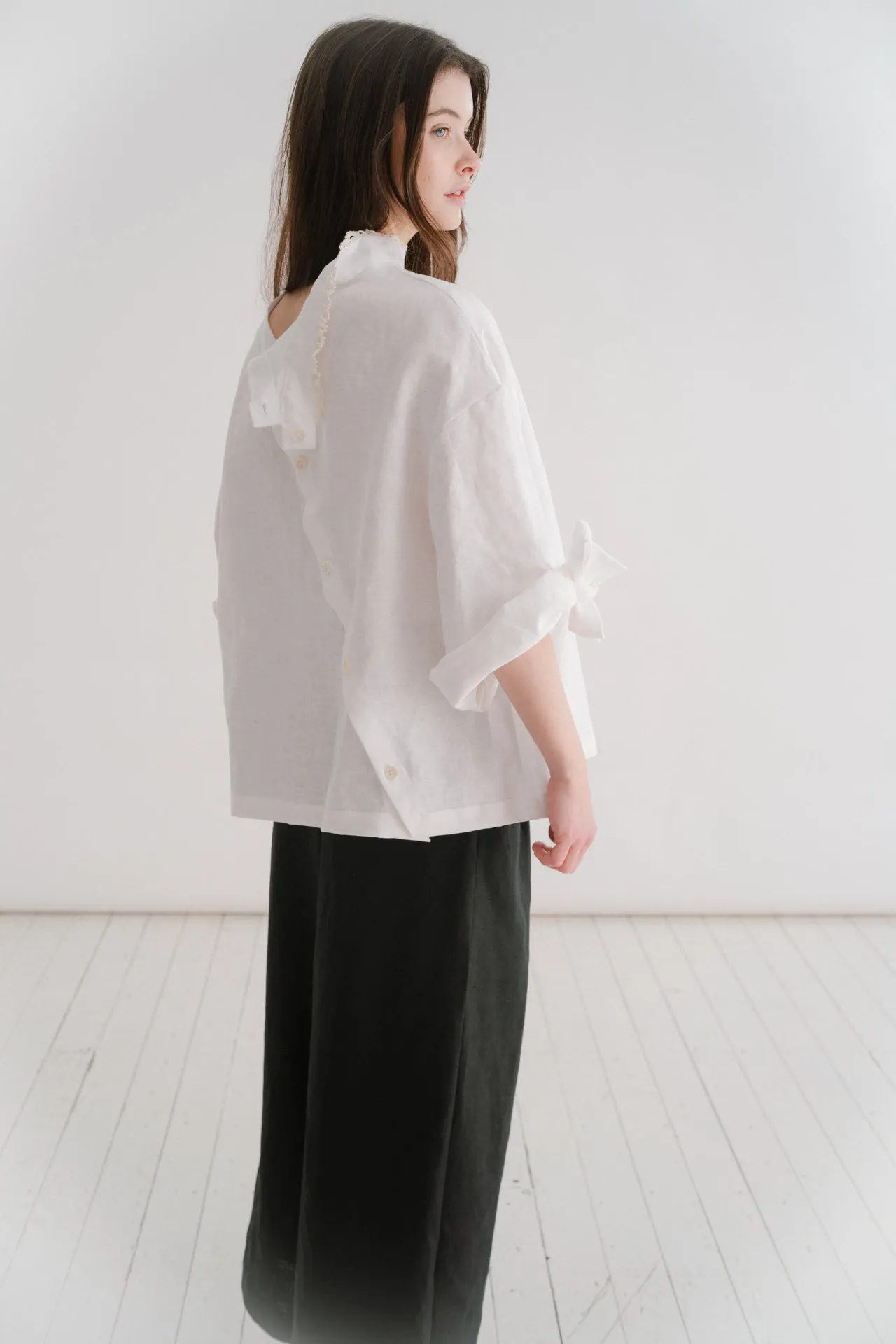 VIVIENNE BLOUSE | IRISH CROCHET sold by Kindred of Ireland product image thumbnail 3