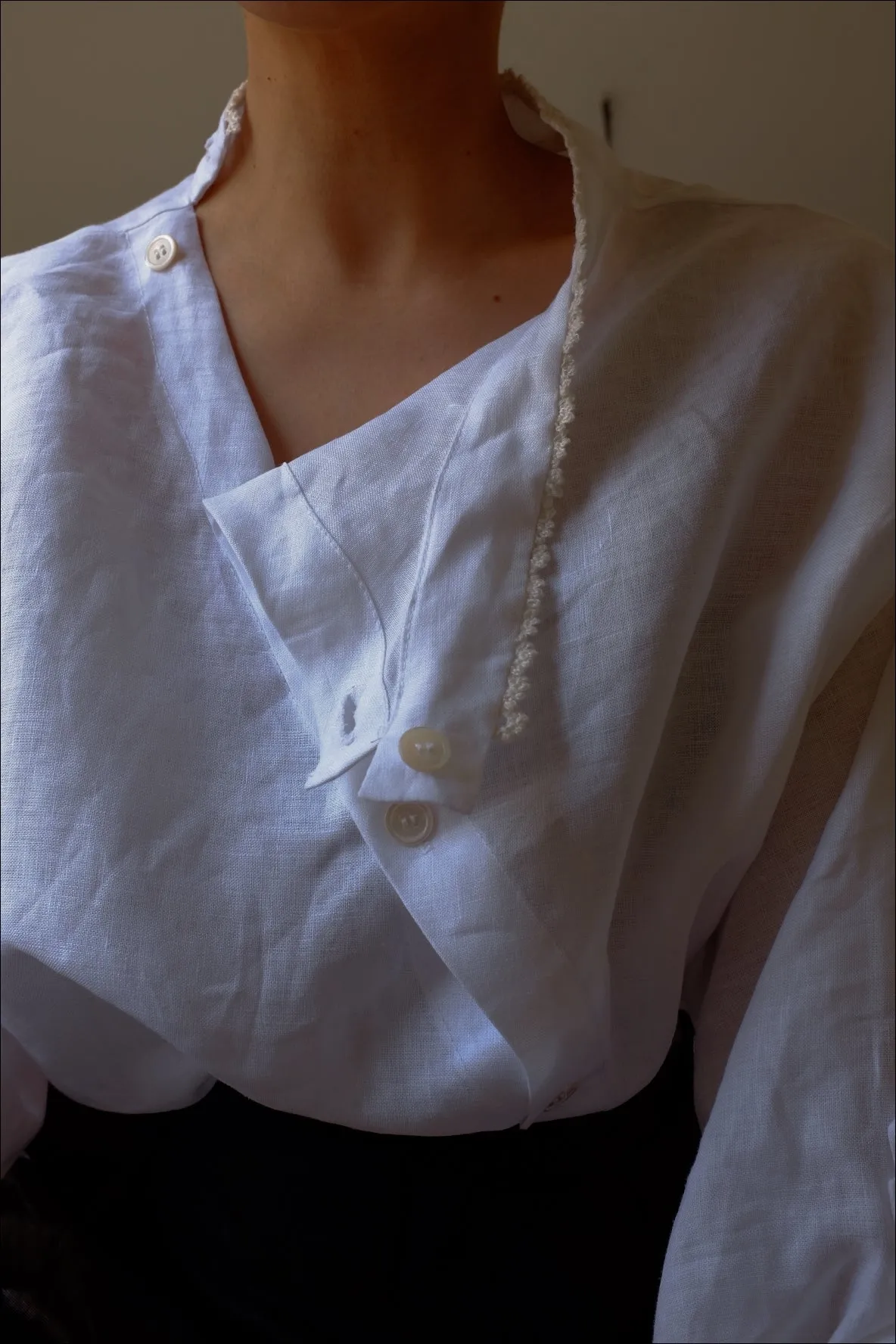 VIVIENNE BLOUSE | IRISH CROCHET sold by Kindred of Ireland product image thumbnail 4