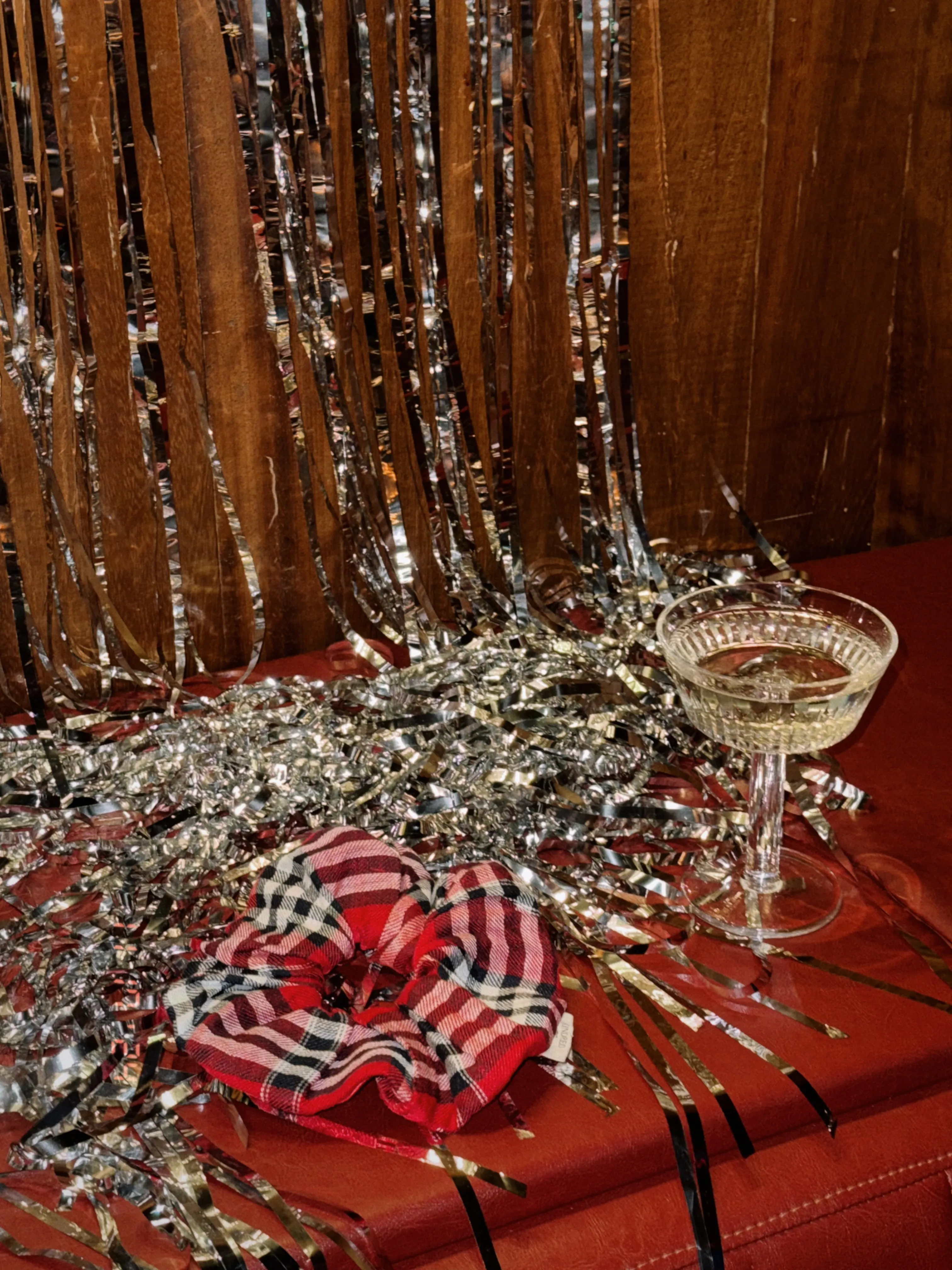 RED TARTAN SCRUNCHIE sold by Kindred of Ireland