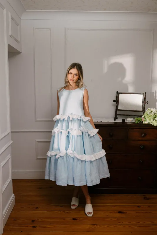 SOMETHING BLUE DRESS sold by Kindred of Ireland