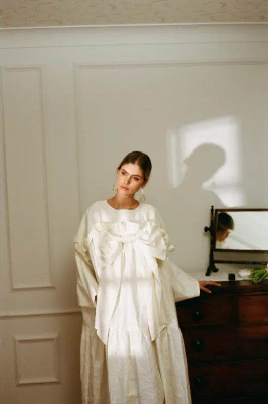 PEARL BOW DRESS sold by Kindred of Ireland