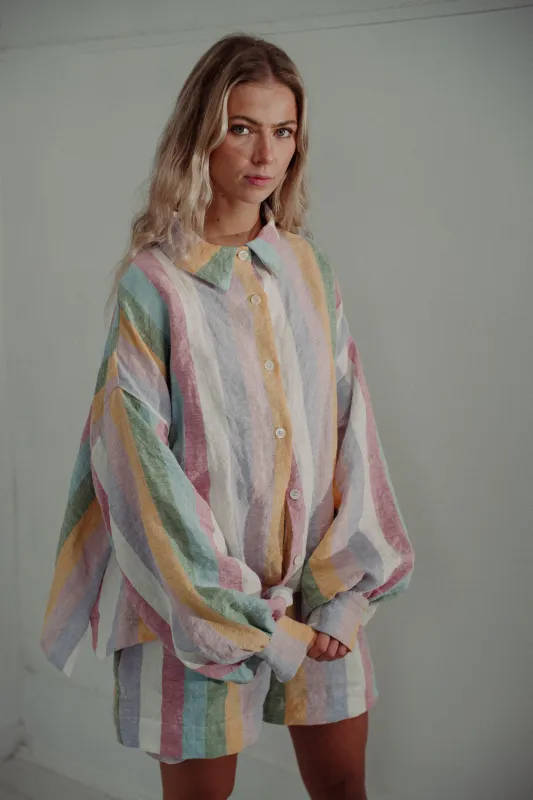 CADHLA SHIRT | DOVE made by Kindred of Ireland
