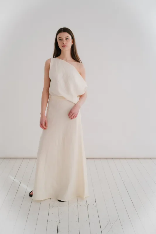 THE EVERYDAY SKIRT - IVORY made by Kindred of Ireland