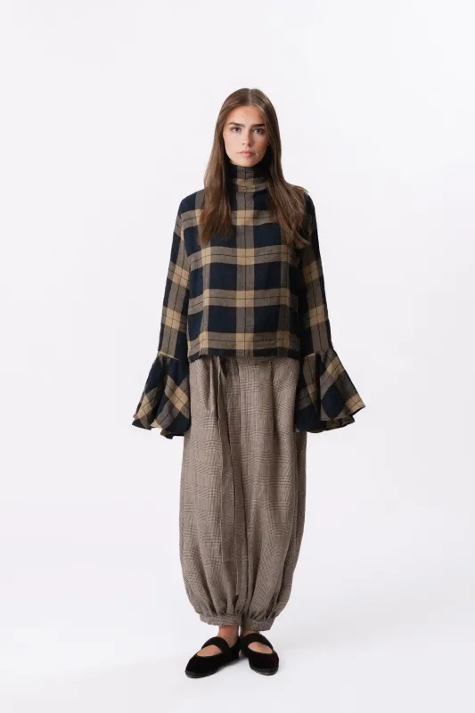 POLO NECK | CHECK made by Kindred of Ireland