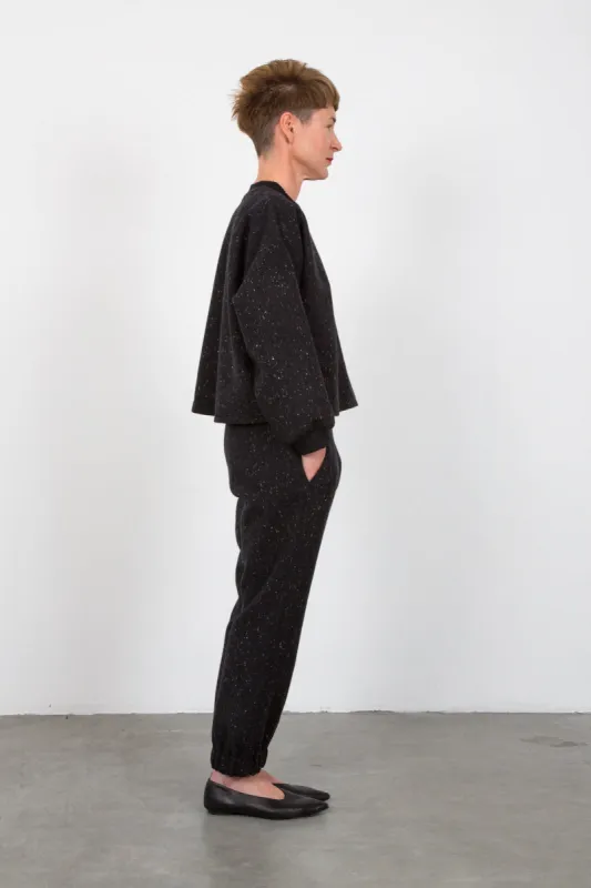 Black tracksuit pants sold by The Tweed Project