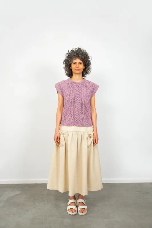 Lavender Aran sold by The Tweed Project