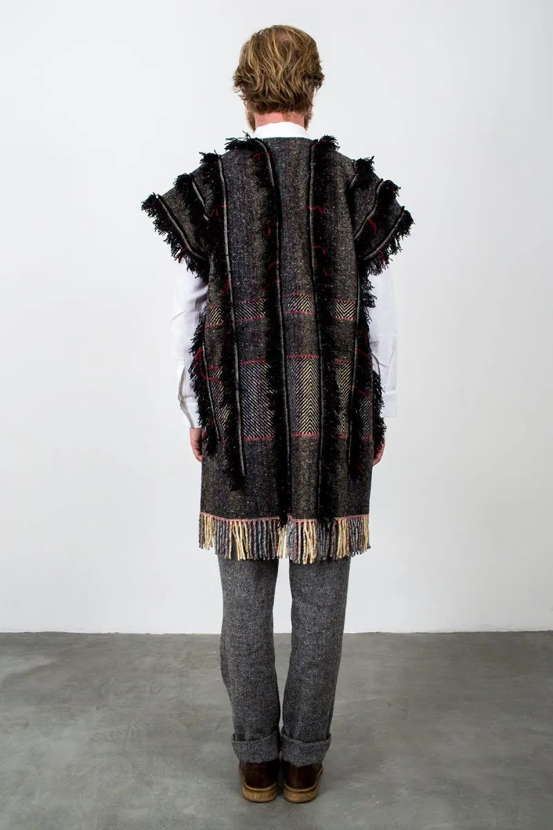 long gilet sold by The Tweed Project product image thumbnail 5